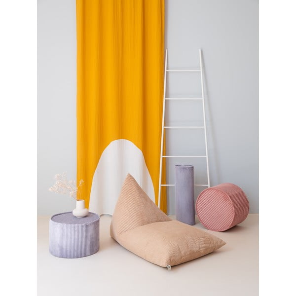 Světle hnědý manšestrový dětský sedací vak Big Lounger – Wigiwama-image-3