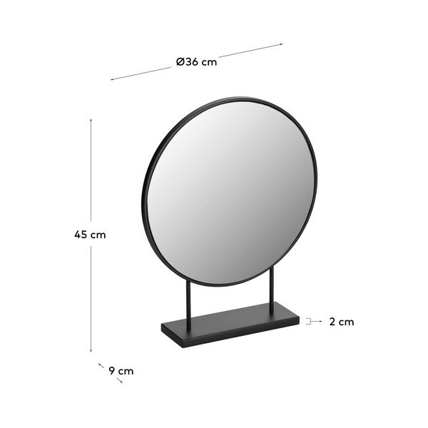 Kosmetické zrcadlo 36x45 cm Libia – Kave Home-image-4