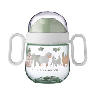 Světle zelený tritanový dětský hrnek 200 ml Little farm – Mepal
