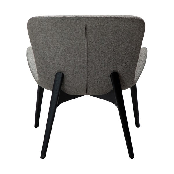 Šedé křeslo z textilie bouclé Paragon – DAN-FORM Denmark-image-4
