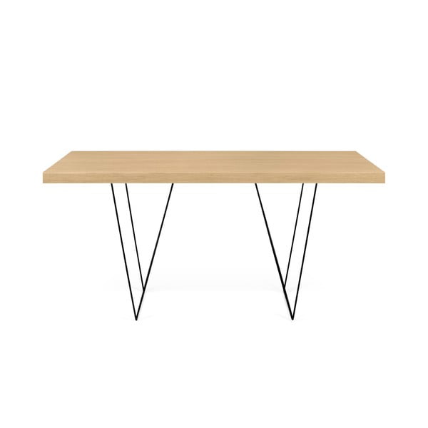 Stůl s černými nohami TemaHome Multi, 160 x 90 cm-image-1