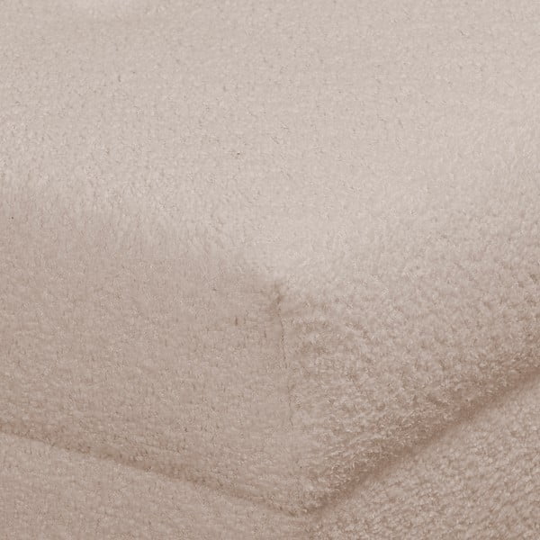 Béžový taburet z textilie bouclé Ariella – Ropez-image-4