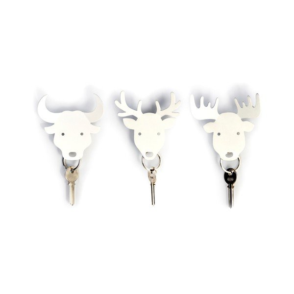 Věšák na klíče Moose, bílý-image-2