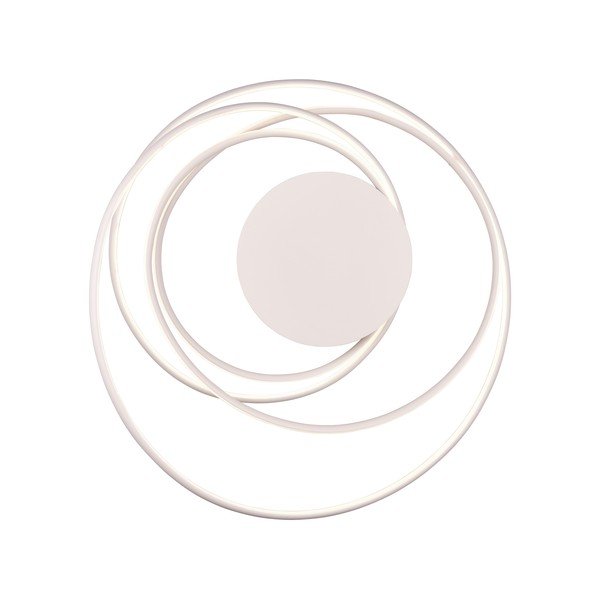 Bílé LED stropní svítidlo s kovovým stínidlem Nala – Trio Select-image-3