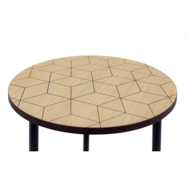 Kulatý odkládací stolek Woodman Arty Triangle 50-image-3