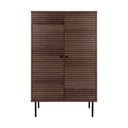 Tmavě hnědá skříňka v dekoru dubu 80x130 cm Kyoto – House Nordic