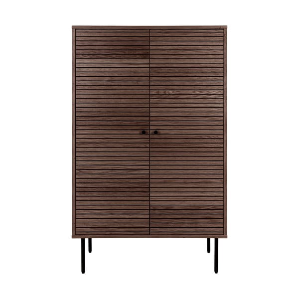 Tmavě hnědá skříňka v dekoru dubu 80x130 cm Kyoto – House Nordic