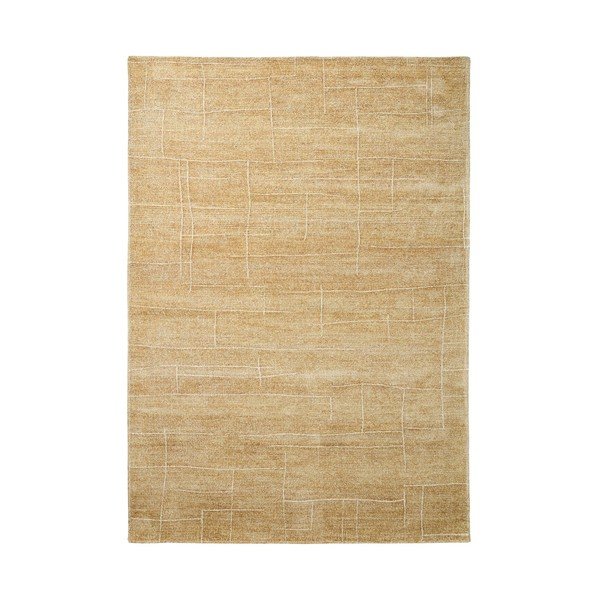 Ručně tkaný koberec v hořčicové barvě 160x230 cm Eloda – Kave Home