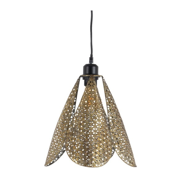 Závěsné svítidlo ve zlaté barvě s kovovým stínidlem ø 24 cm – Ixia