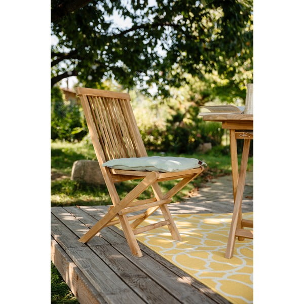 Dřevěné zahradní židle v přírodní barvě v sadě 2 ks Toledo – House Nordic-image-1