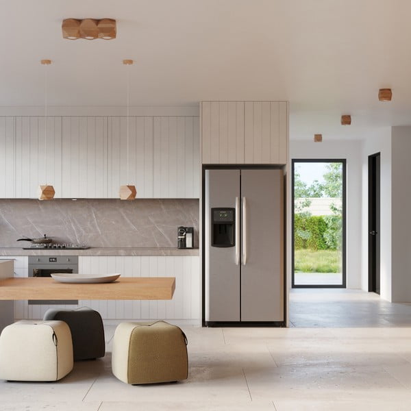 Bodové svítidlo v přírodní barvě 12x12 cm Vige – Sollux-image-3