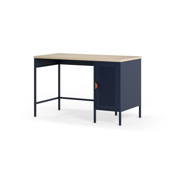 Pracovní stůl s deskou v dubovém dekoru 60x120 cm Sayla – Marckeric-image-4