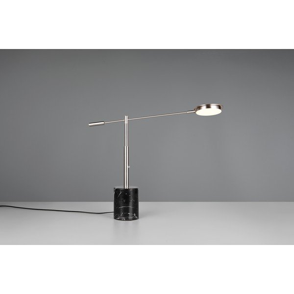 Černá/ve stříbrné barvě LED stolní lampa (výška 65 cm) Fiore – Trio Select-image-3