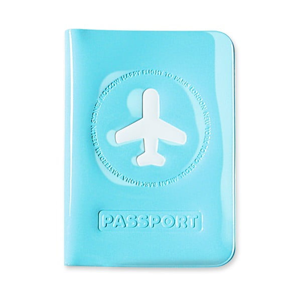 Stylové pouzdro na pas, modré