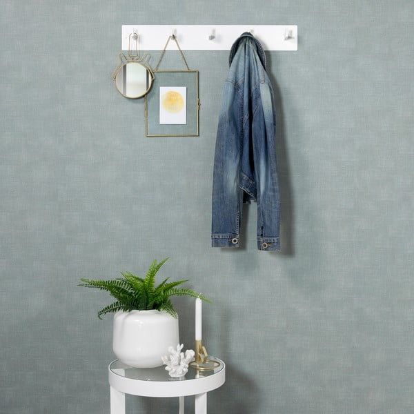 Bílý kovový nástěnný věšák 70 cm Leatherman – Spinder Design-image-1