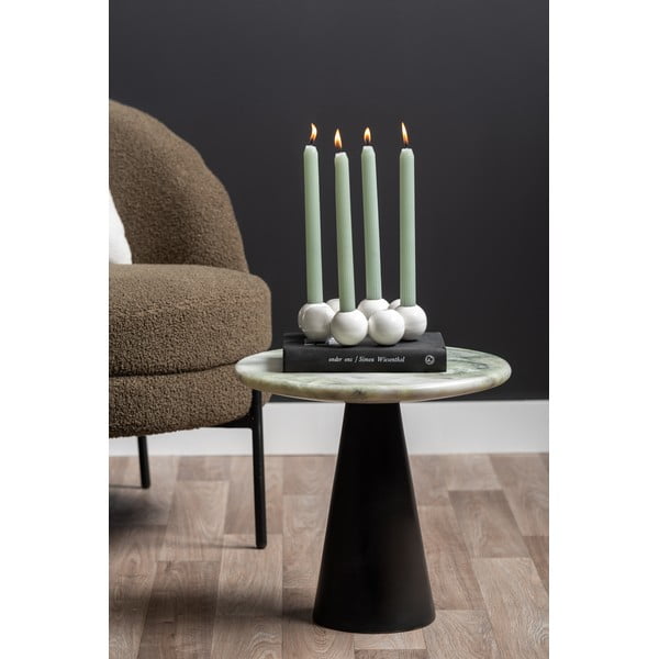 Mramorový kulatý odkládací stolek ø 40 cm Force – Leitmotiv-image-3