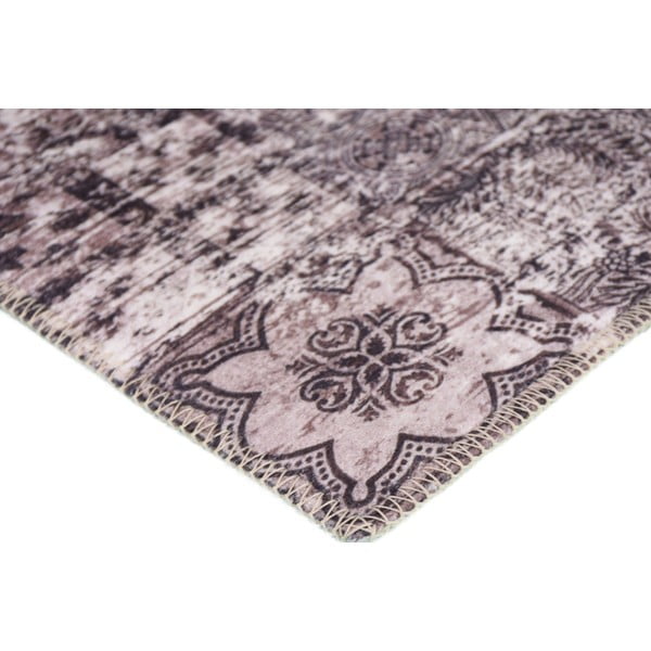 Béžový pratelný koberec běhoun 200x80 cm - Vitaus-image-2