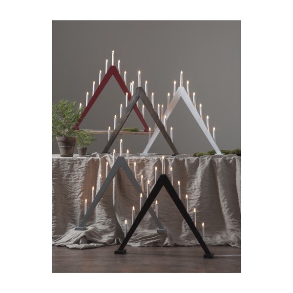 Bílý vánoční LED svícen Star Trading Trill, výška 79 cm-image-3