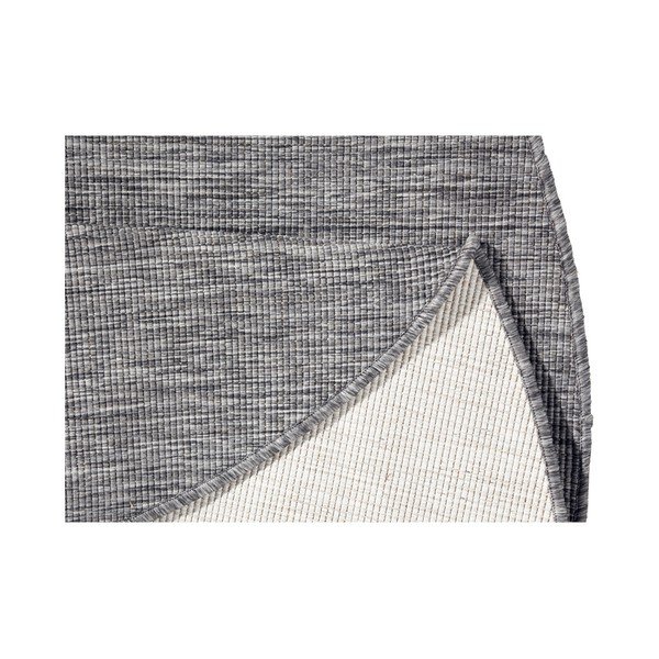 Šedý venkovní koberec NORTHRUGS Miami, ø 140 cm-image-3
