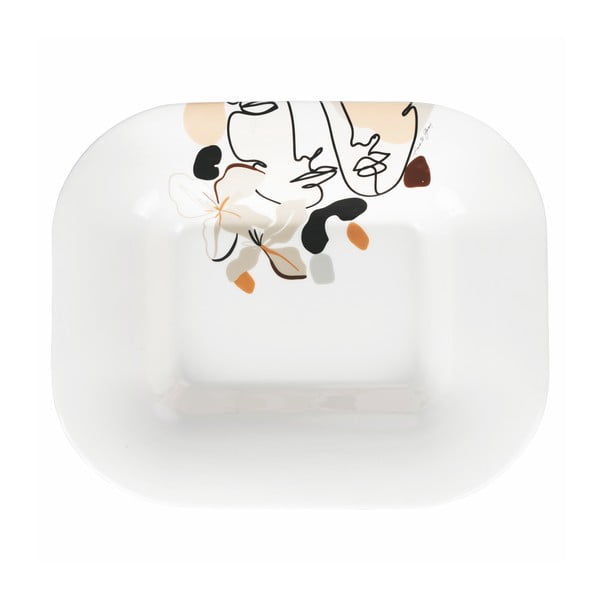 Keramický servírovací talíř VDE Tivoli 1996 Face to Grey, 43,5 x 35,5 cm-image-2