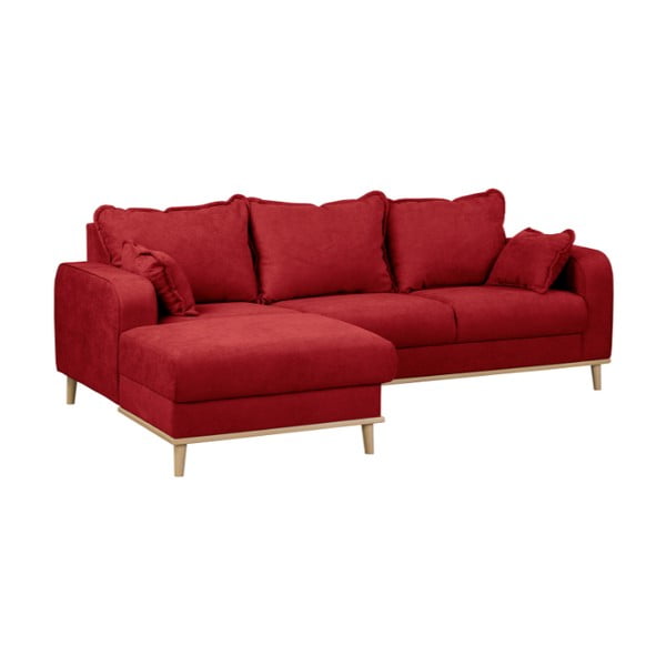 Červená rohová pohovka (levý roh) Beata – Ropez-image-2