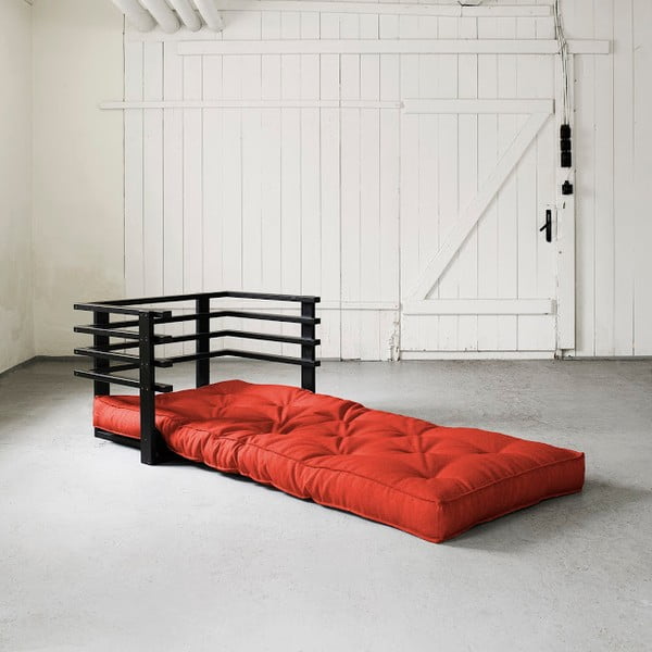 Rozkládací křeslo Karup Funk Black/Red-image-1