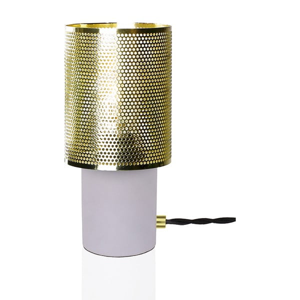 Stolní lampa v barvě mosazi Globen Lighting Rumble