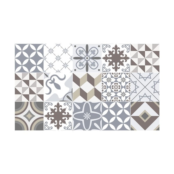 Voděodolná samolepka na podlahu Ambiance Brown Style, 100 x 60 cm-image-2