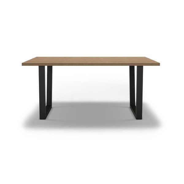 Jídelní stůl s deskou v dubovém dekoru 100x180 cm Francesca – Marckeric-image-2