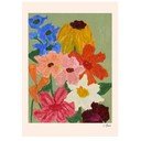 Plakát 50x70 cm Flowers on Sage Green – Carla Llanos – The Poster Club