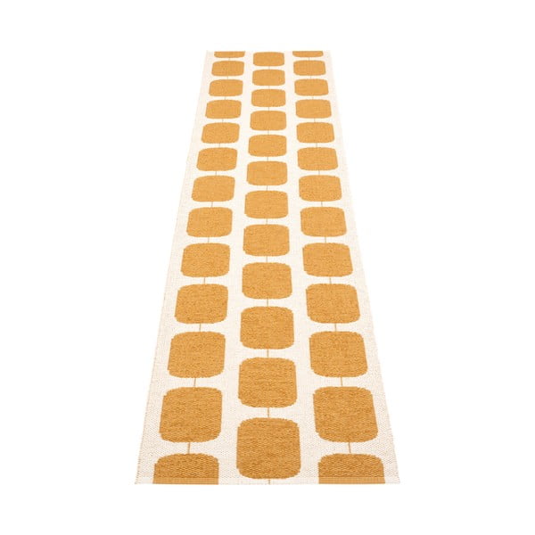 Okrově žluto-krémový vnitřní a venkovní běhoun 70x300 cm Sten Ochre – Pappelina-image-2