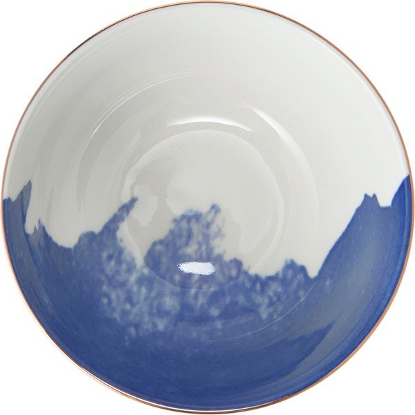 Sada 2 modro-bílých porcelánových misek Westwing Collection Rosie, ø 15 cm-image-1