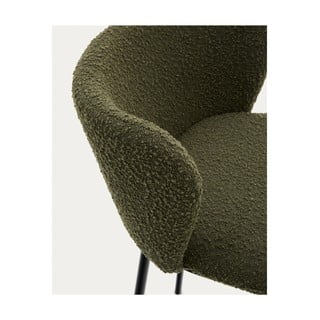 Zelená barová židle (výška sedáku 65 cm) Ciselia – Kave Home