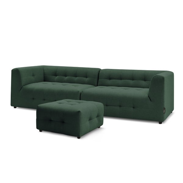 Tmavě zelená pohovka 324 cm Kleber - Bobochic Paris-image-3