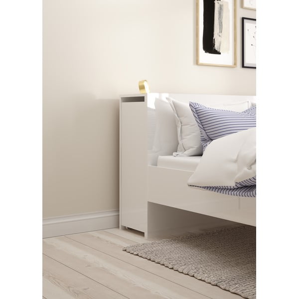 Bílé čelo postele 165x80 cm Naia – Tvilum-image-1