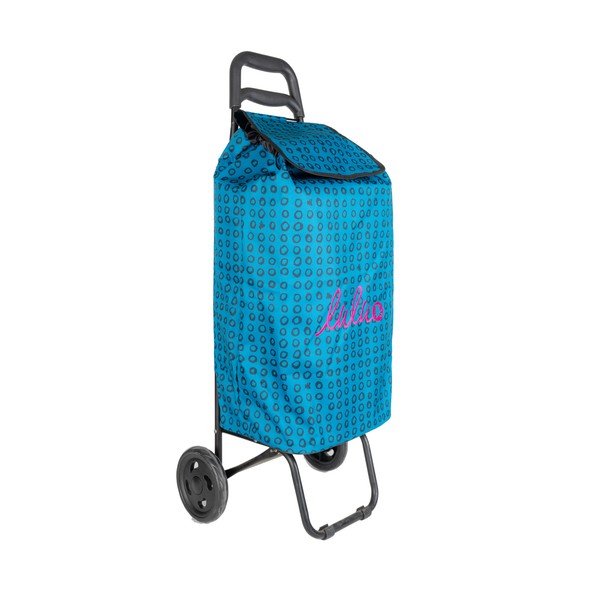 Modrá nákupní taška na kolečkách Lulucastagnette Ridey, 37 l-image-3