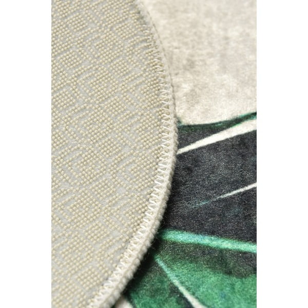 Zeleno-béžové koupelnové předložky v sadě 2 ks 60x100 cm Floret – Foutastic-image-2