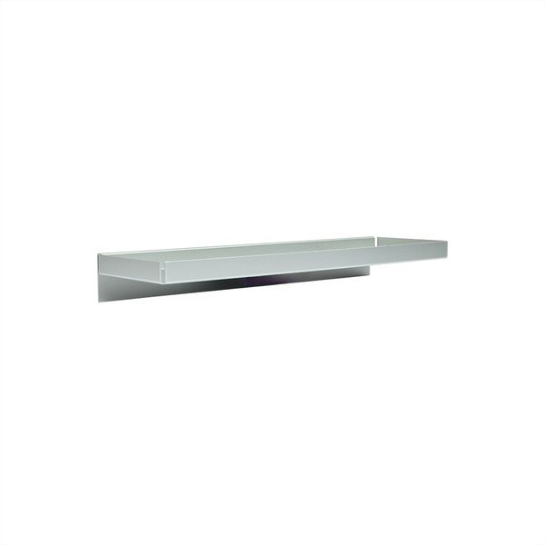 Kovová police ve stříbrné barvě 50 cm Bakku – OYOY Living Design