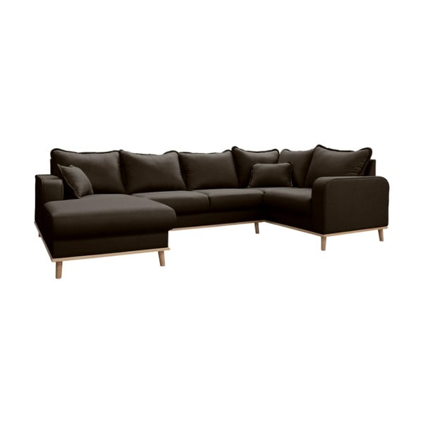 Černá rohová pohovka (levý roh) Beata – Ropez-image-2