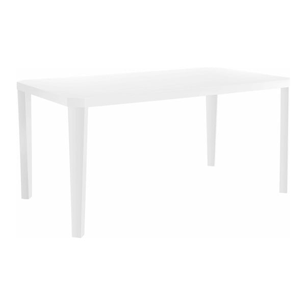 Lesklý bílý jídelní stůl Støraa Argos, 90 x 160 cm