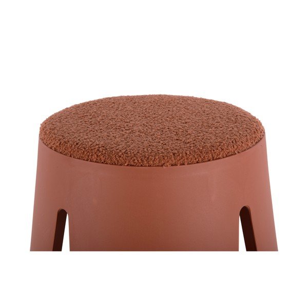 Světle červená plastová stolička Savor   – Leitmotiv-image-3