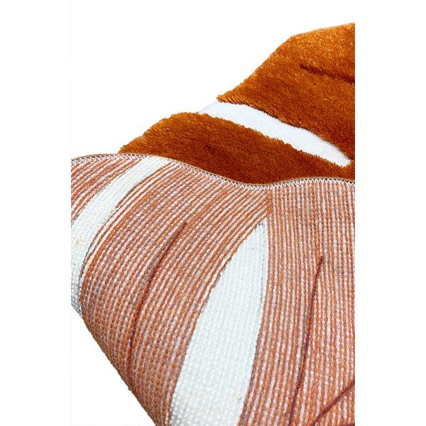 Oranžová koupelnová předložka 80x120 cm Frunze – Foutastic-image-2