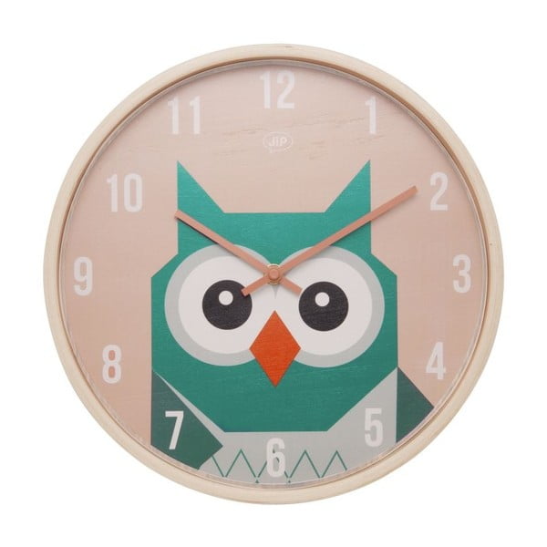 Nástěnné hodiny Geo Owl, 30 cm