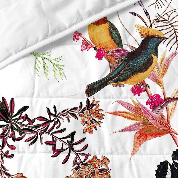 Bavlněný prošívaný přehoz 240x260 cm Birds of paradice – Happy Friday-image-2