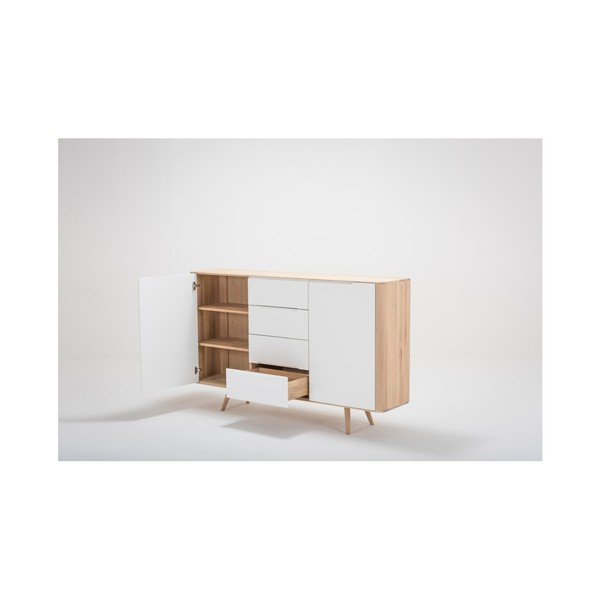 Komoda z dubového dřeva Gazzda Ena Two, 180 x 110 cm-image-1