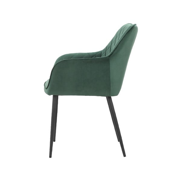 Zelená čalouněná jídelní křesla v sadě 2 ks Elvira – Støraa-image-3