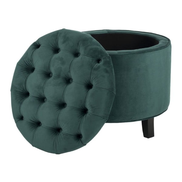 Taburetka s úložným prostorem Safavieh Katherine Emerald