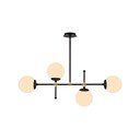 Černé závěsné svítidlo Squid Lighting Kruva, výška 57 cm