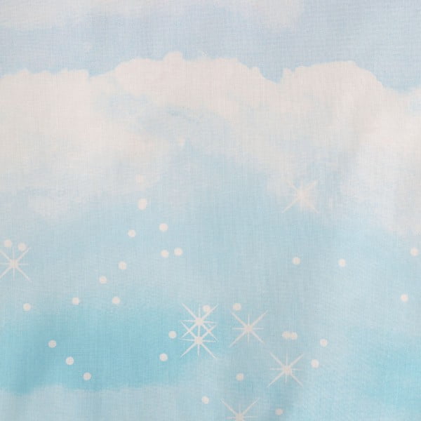 Modré/růžové dětské povlečení na jednolůžko 135x200 cm Ombre Rainbow Clouds – Catherine Lansfield-image-4