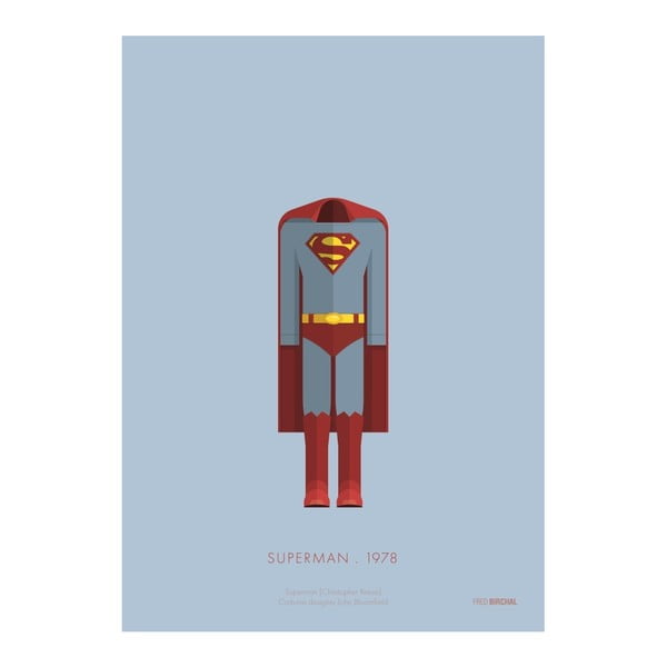 Plakát Costume Artwork Superman